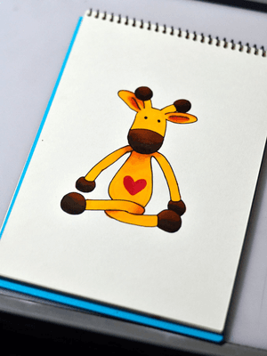 #giraffe #girafa @donagirafaaventais #tattoosketch #thiagopadovani