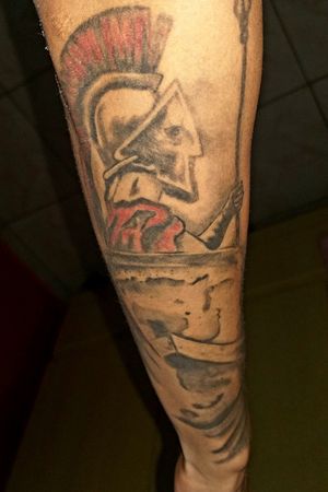 Tattoo uploaded by Márió • This is sparta! #sleeve #tattoo #realism •  Tattoodo