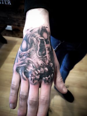 Little skull on hand from this afternoon 