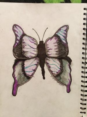 Free handed butterfly -3/3/19