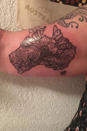 #Australia #home #mandala #inked #tattooart 