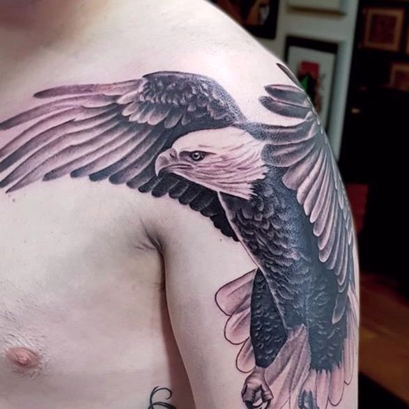 tattoo on back of forearm eagleTikTok Search
