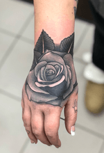 Rose on hand by Omri Amar