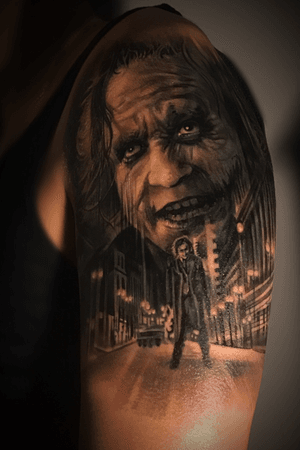 Heath Ledger Joker by Carlos Ortiz @ Aztek Ink