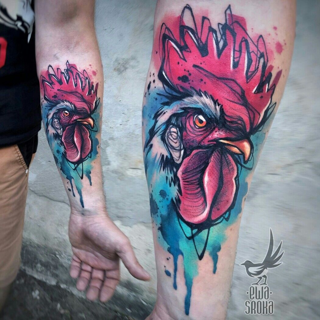 Tattoo uploaded by Mohd Zhafirin • Chicken Rooster • Tattoodo