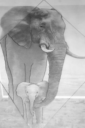 Realistic elephant