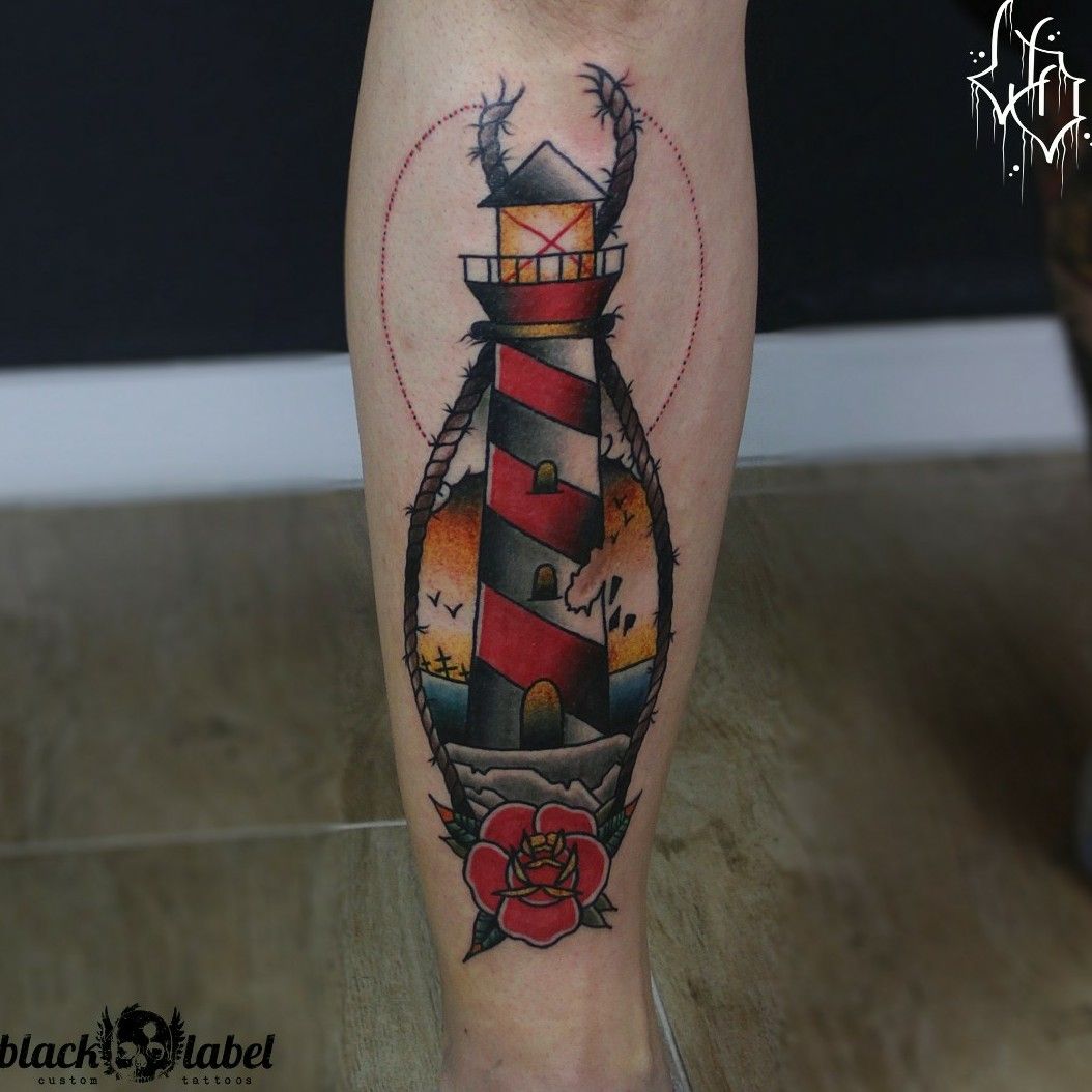 UPDATED 40 Enduring Lighthouse Tattoo Design