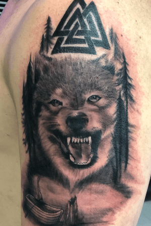 Custom Wolf piece by Brad