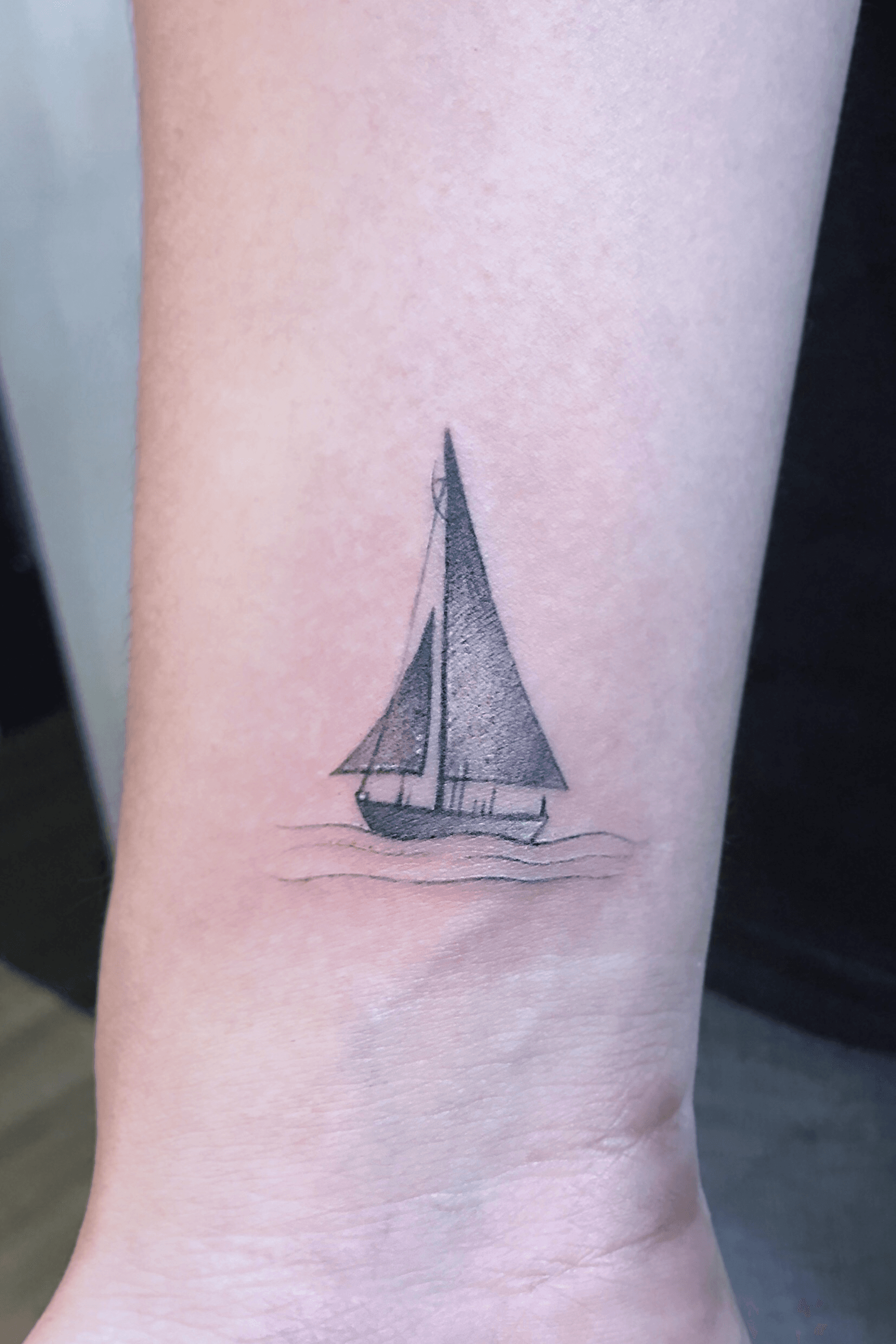 Tiny Boat Tattoo by isaarttattoo  Tattoogridnet
