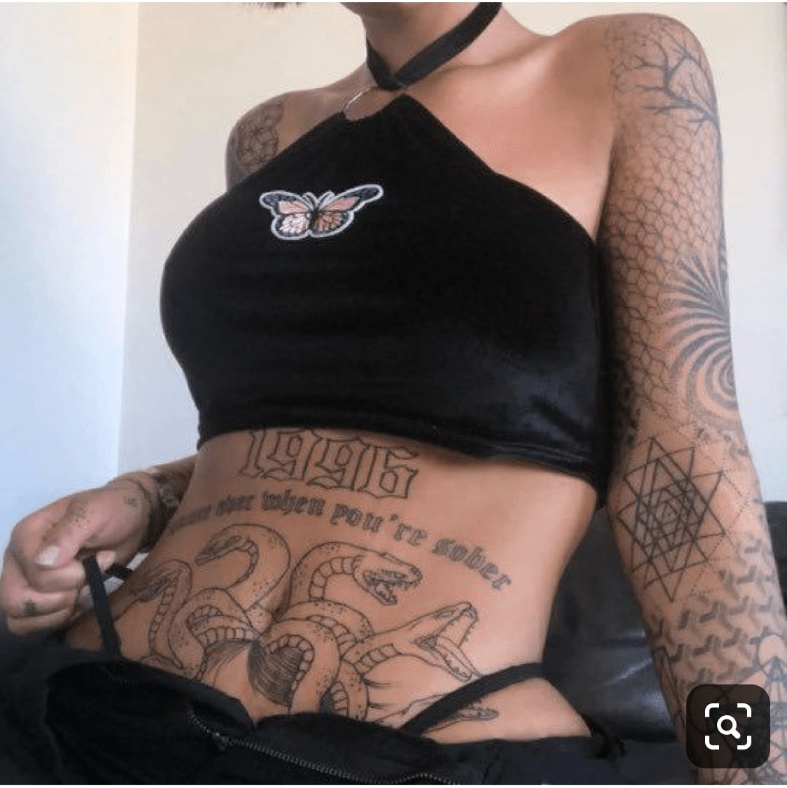 1992 tattoo stomach｜TikTok Search