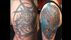 Before and after my cover up
