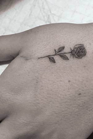 Small rose#Ink #inked #tattoo #tattooed #txttoo #inkedsociety #inkednation #tattoosofig #tattoosofinsta #inkstagram #inksta #empireinks #fkirons #criticalpowersupply #dermalizepro #hustlebutterdeluxe #nofilter #tattoorepublicsa #artist #art #design #rose #rosetattoo #hand 
