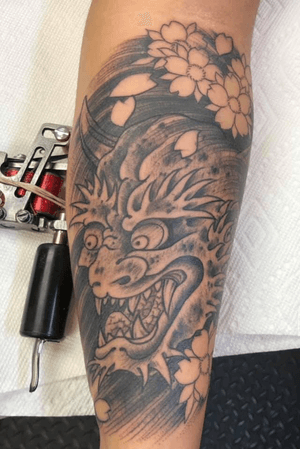 traditional Japanese demon by Jim Rosal