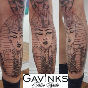 First session done on the 2nd part of the Egyptian leg sleeve.