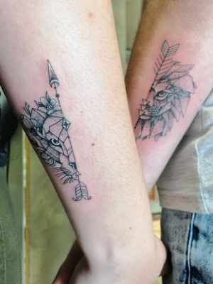 Cute couples tattoo