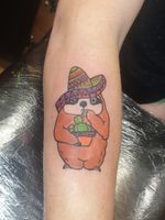 Now it's not every day you get to do a sloth! Let alone one wearing a sombrero! This was walk in 2 of the day, and some great fun. #animals #slothtattoo #colour #sombrero #awesome #weirdbutloveit #colourtattoo #sloth #shoreham #koshertc #lancing #walk-in #tattooart #animaltattoo #brightandbold #fullcolor @tattoodo #colour #BoldTattoos 