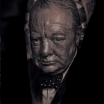 Winston Churchill portrait by Edgar.