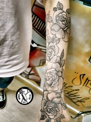 Tattoo flowerMy work🌺🌹