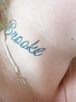 Tattoo of my daughter's name 
