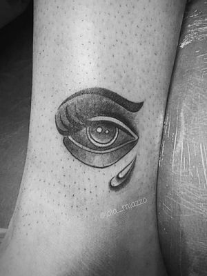 The last tear#eye #blackandgreytattoo  #gray 
