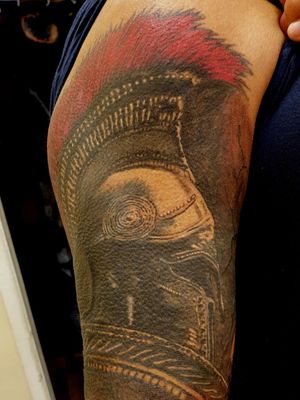 GladiatorThis was a cover of a tribal piece #tattoooftheday 