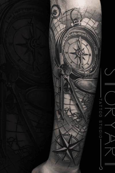 Explore the 28 Best Compass Tattoo Ideas (April 2019) • Tattoodo