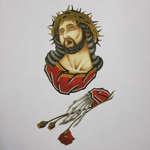 Jesus #adayneco #traditional #traditionaltattoo #jesus #tattooartist #tattooart #tattoo 