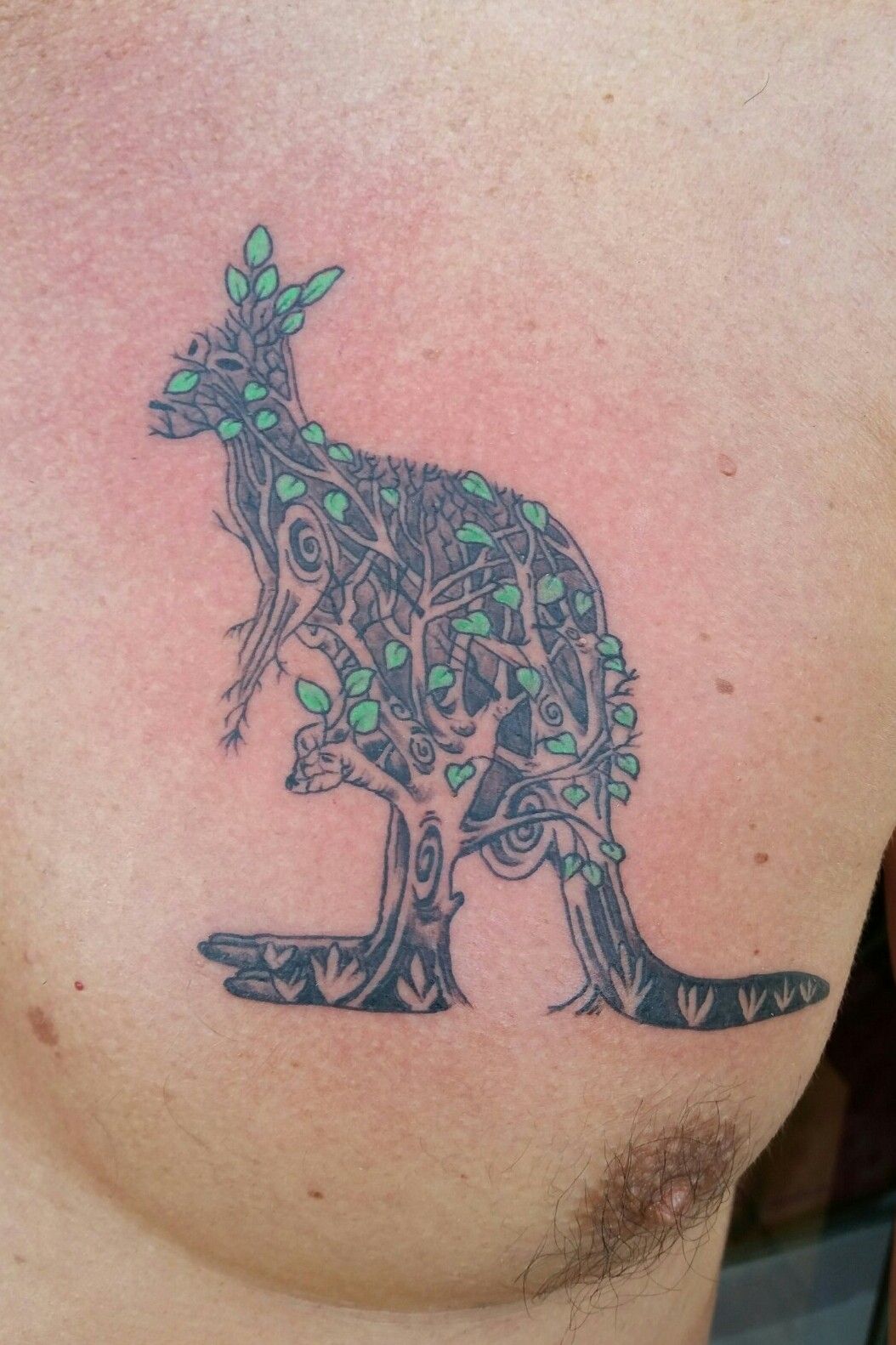 tattoo of an origami kangaroo :) | Small tattoos, Subtle tattoos, Body art  tattoos