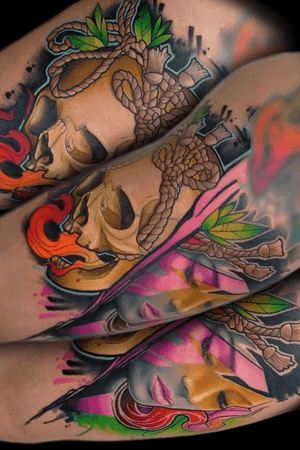 Best of show 👉 Tattoo jam Strakonice 2019 Kolabo with @snower_tattoo #tetovani #liberec #tattoo