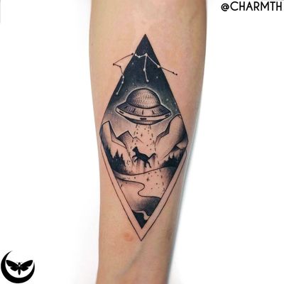 spaceship tattoo ideas