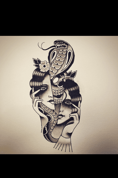 Snake lady availabe to be tattooed.