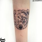 Cute and cuddly oh so lovely, Furry love that's way beyond me, Feel no care more warm and fuzzy like a cub along with mommy. #bear #babybear #baby #cutetattoos #animaltattoos #animalportrait #charmth #sketchytattoo #fineline #illustrative #kawaii #animalspirit #nature #welove #tattoodo #design #custom #tattooph #batangas #forearm
