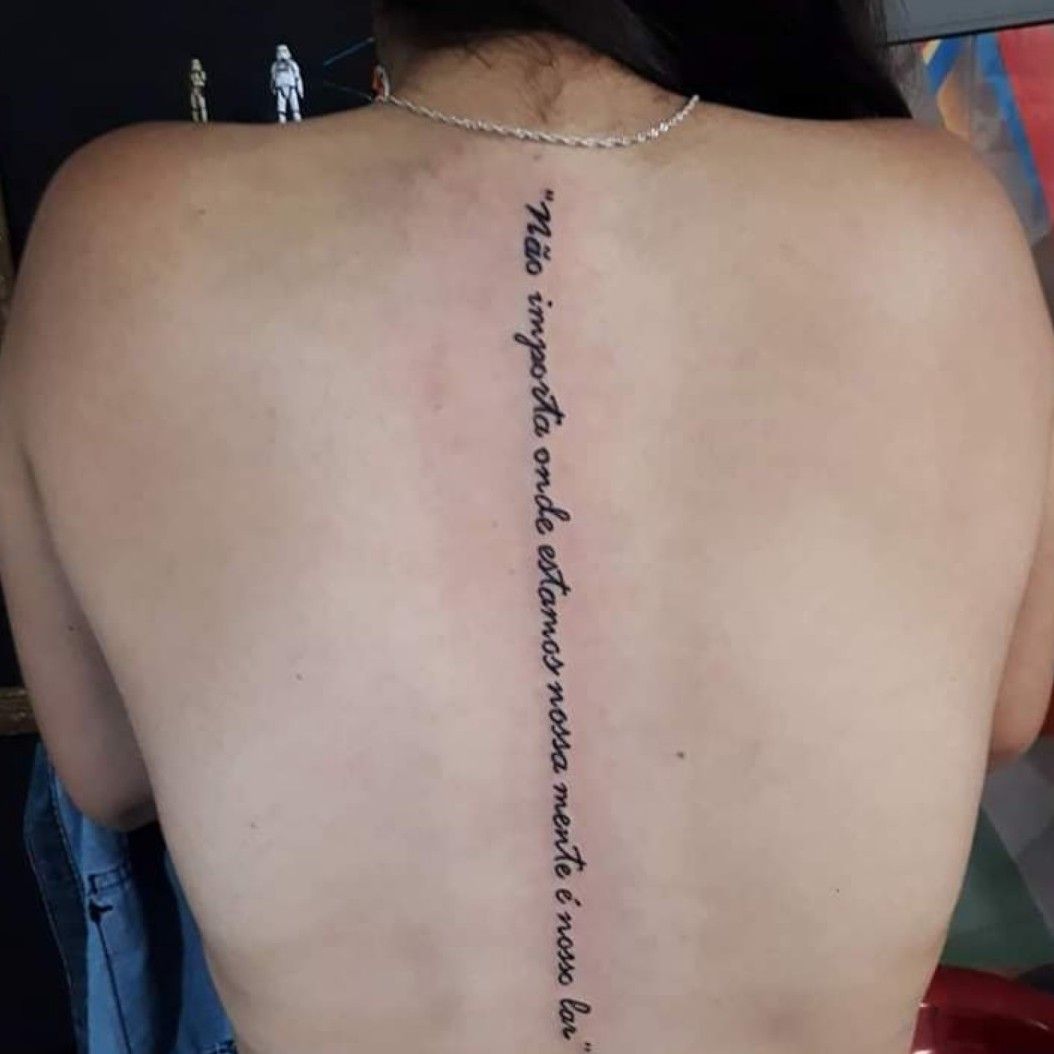 Buy Vertical Text Tattoo Online In India  Etsy India
