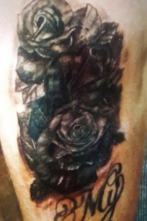 Cover up.dark roses.full sleeve coming soon