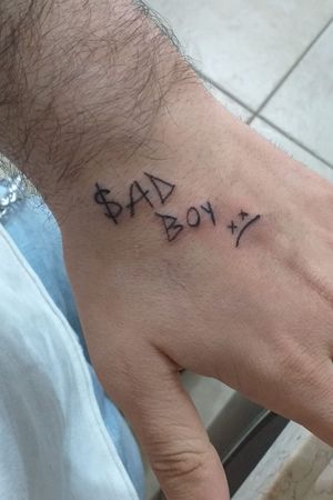 $ad boy tattoo for a friend 