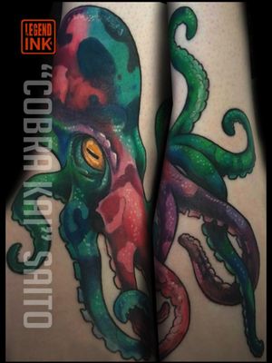 Octopus by Cobra Kai at Legend Ink Email for appointments CobraKai@Legendink.com