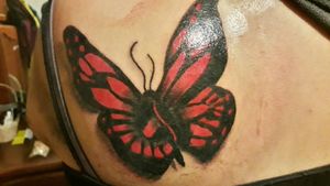 #butterflytattoo #RedButterfly