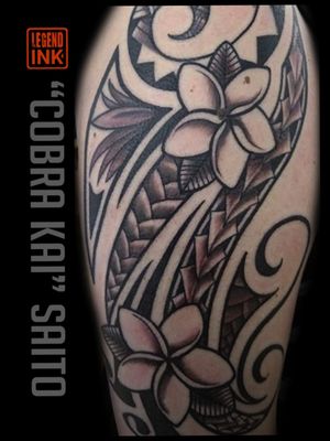 Polynesian tribal by Cobra Kai at Legend Ink Email for appointments CobraKai@Legendink.com Please note I do not specialize in this style. I do not guarantee meanings or design authenticity for polynesian tribal 