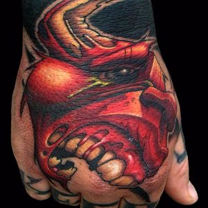 Demon tattoo by Jesse Smith #JesseSmith #newschool #creature #demon