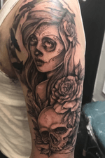 Day of the Dead Girl, based on clients wife. 