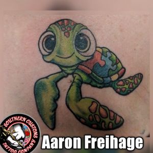 Artist: Aaron Aaron Freihage Isn't this just the cutest little colorful turtle ever?!?  And he's sporting a beautiful autism shell! ★★★★★★★★★★★★★★★★★★★Southern Customs Tattoo Company1503 Hope Mills Rd.Fayetteville, NC 28304(910) 920-2683★★★★★Social Media Links★★★★★Facebook Link:https://www.facebook.com/SouthernCustomsTattooCompany/Instagram:@SouthernCustomsTattooCo@SouthernCustomsBrand@Corragan@tattoosbyaaronf@irishted32@KoffeeRoachGoogle+:plus.google.com/+SouthernCustomsTattooCompanyTumblr:https://southerncustomstattoocompany.tumblr.comYelp:https://m.yelp.com/biz/southern-customs-tattoo-company-fayettevilleFoursquare linkhttp://4sq.com/2slKpCtTwitter:@SCTATCOTattooDo:@SouthernCustomsTattooCompanyVero:SouthernCustomsTattooCompanyGoogle Maps:https://goo.gl/maps/NXMNfhdcbmE2★★★★★★★★★★★★★★★★★★★#Ink #welcome #news #sctatco #Airforce #Happy #marines #america #artist #veteran #home #love #Share #femaletattooartist #nofilter #bodypiercing #NCTattooers #funny #hopemillsnc #SkinArt #Tattoo #Custom #NCINK #FortBragg #fortbraggink #ShareNow #tattoos #army #military #fayettevillenc