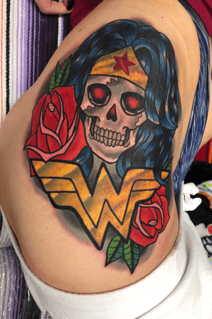 Wonder Woman skull