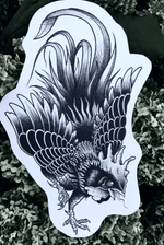 #roostertattoo #rooster #neotraditional #blackwork 