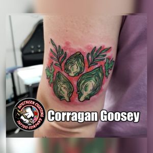 Artist: Corragan Goosey Check out this piece tattooed by Corragan.  Doesn't she make brussell sprouts look totally delicious?!?!★★★★★★★★★★★★★★★★★★★Southern Customs Tattoo Company1503 Hope Mills Rd.Fayetteville, NC 28304(910) 920-2683★★★★★Social Media Links★★★★★Facebook Link:https://www.facebook.com/SouthernCustomsTattooCompany/Instagram:@SouthernCustomsTattooCo@SouthernCustomsBrand@Corragan@tattoosbyaaronf@irishted32@KoffeeRoachGoogle+:plus.google.com/+SouthernCustomsTattooCompanyTumblr:https://southerncustomstattoocompany.tumblr.comYelp:https://m.yelp.com/biz/southern-customs-tattoo-company-fayettevilleFoursquare linkhttp://4sq.com/2slKpCtTwitter:@SCTATCOTattooDo:@SouthernCustomsTattooCompanyVero:SouthernCustomsTattooCompanyGoogle Maps:https://goo.gl/maps/NXMNfhdcbmE2★★★★★★★★★★★★★★★★★★★#Ink #welcome #news #sctatco #Airforce #Happy #marines #america #artist #veteran #home #love #Share #femaletattooartist #nofilter #bodypiercing #NCTattooers #funny #hopemillsnc #SkinArt #Tattoo #Custom #NCINK #FortBragg #fortbraggink #ShareNow #tattoos #army #military #fayettevillenc