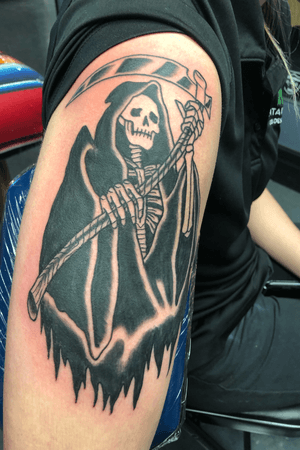 Traditional reaper