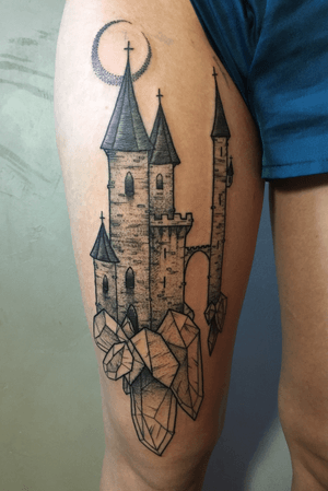 #castle #details #wip #linework #tattoo