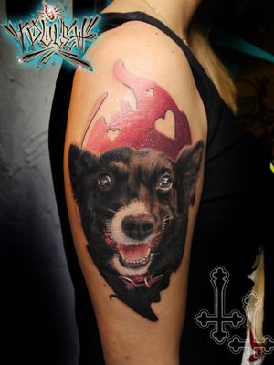 #dogtattoo #friendtattoo #tattooforfriends #dog 