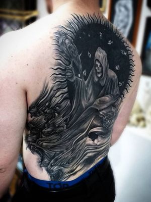Tattoo uploaded by Si_usted_ama • Dragón en la espalda 😃 • Tattoodo