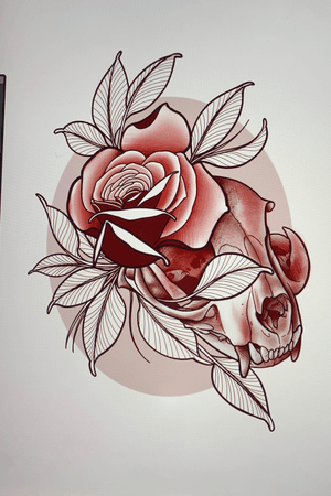 Available design. #neotraditional #rosetattoo 