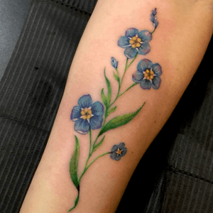 #flower#flowers#girl#color#neotraditional#blue#thin